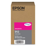 Epson® T912320 (912) DURABrite Pro Ink, 1700 Page-Yield, Magenta (EPST912320) Each