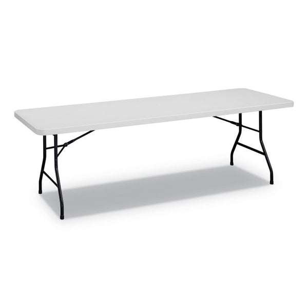Alera® Rectangular Plastic Folding Table, 96w x 30d x 29.25h, Gray (ALEPT9630G)