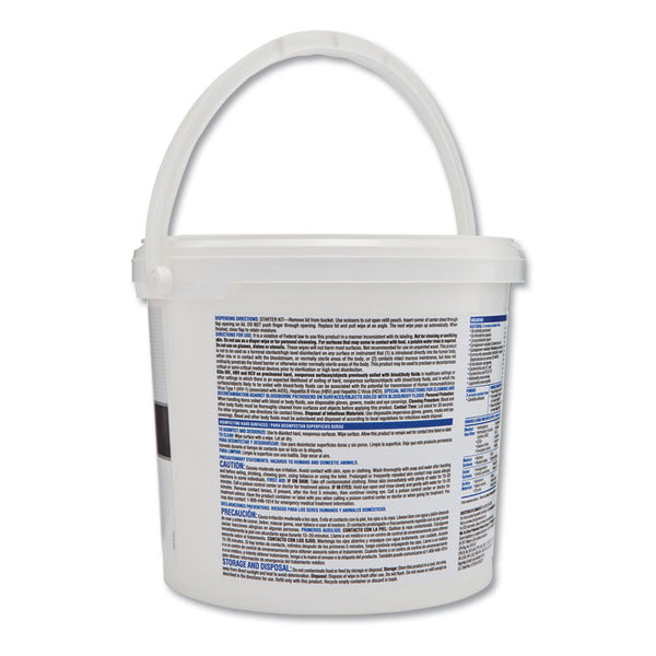 Clorox Healthcare® VersaSure Cleaner Disinfectant Wipes, 1-Ply, 12 x 12, Fragranced, White, 110/Bucket (CLO31759EA)