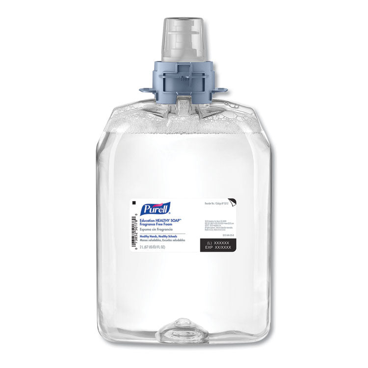 PURELL® Education HEALTHY SOAP Fragrance Free Foam, 2,000 mL, 2/Carton (GOJ521202) Case of 2