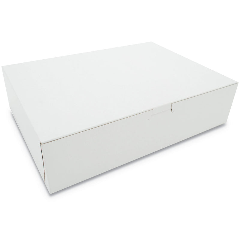 SCT® White One-Piece Non-Window Bakery Boxes, 12 x 9 x 3, White, Paper, 200/Carton (SCH0983) Case of 200