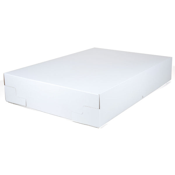 Southern Champion Non-Window Bakery Box, 25w x 17d x 4 1/2h, White, 25/Carton (SCH1060) Case of 25