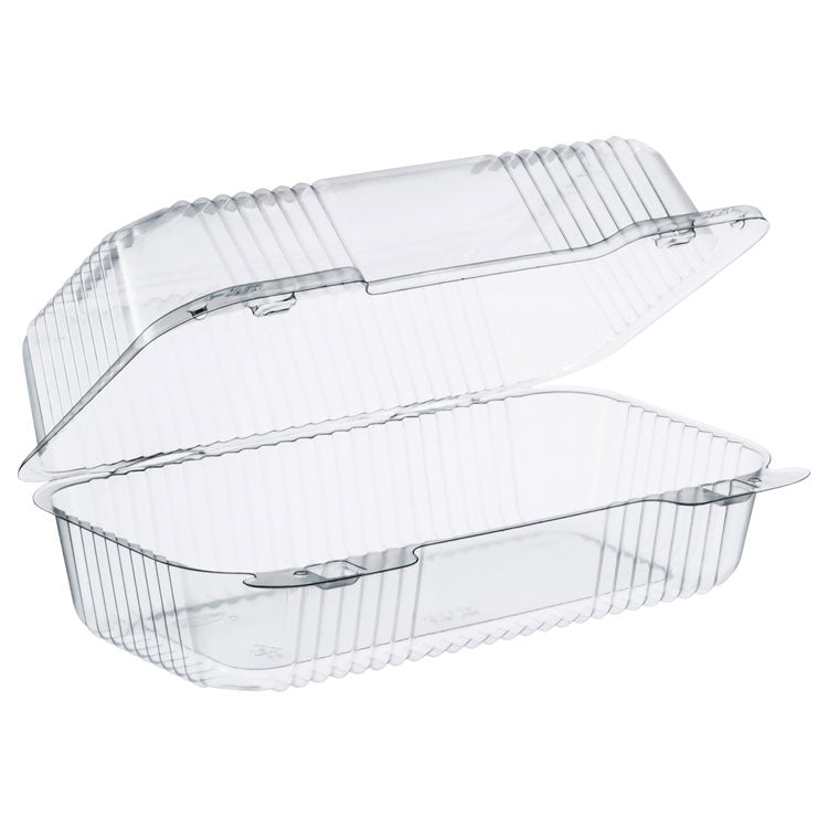 Dart® StayLock Clear Hinged Lid Containers, 5.4 x 9 x 3.5, Clear, Plastic, 250/Carton (DCCC35UT1)
