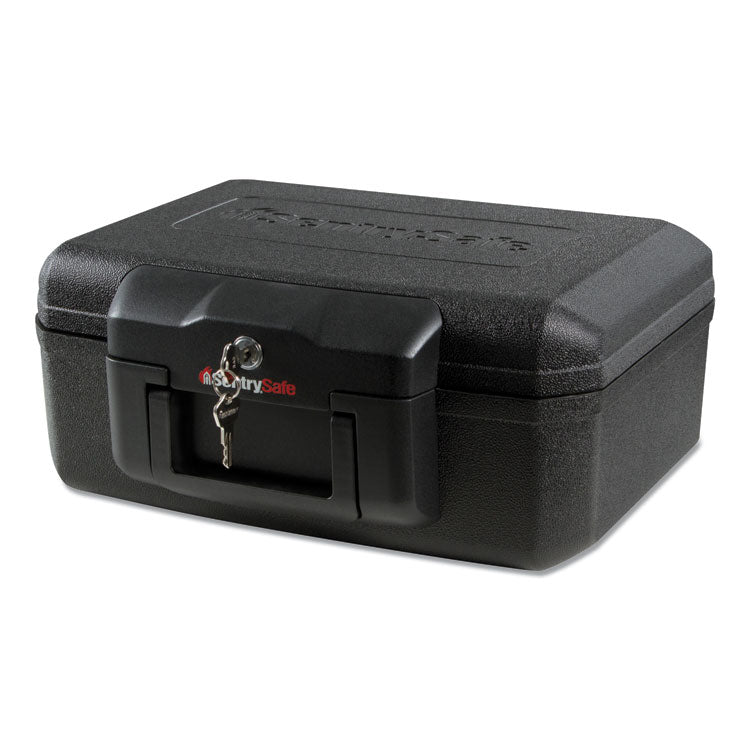 Sentry® Safe 1200 Series Fire Chest, 0.18 cu ft, 14.3w x 11.2d x 6.1h, Black (SEN1200) Each