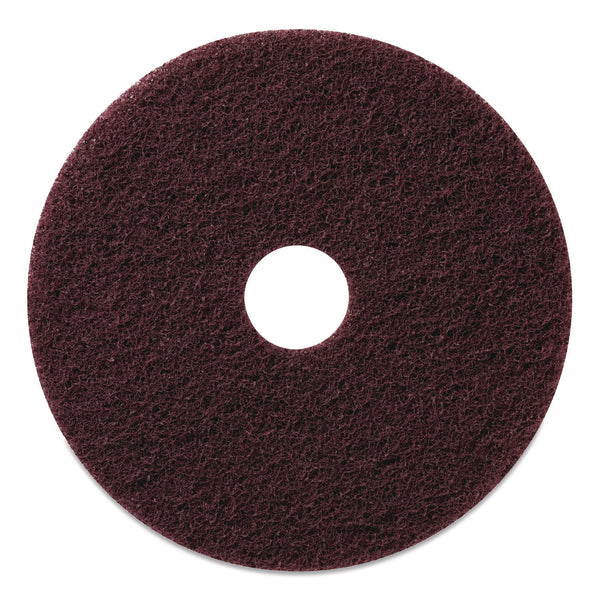 Americo® Stripping Pads, 20" Diameter, Burgundy, 5/Carton (AM7430520) Case of 5
