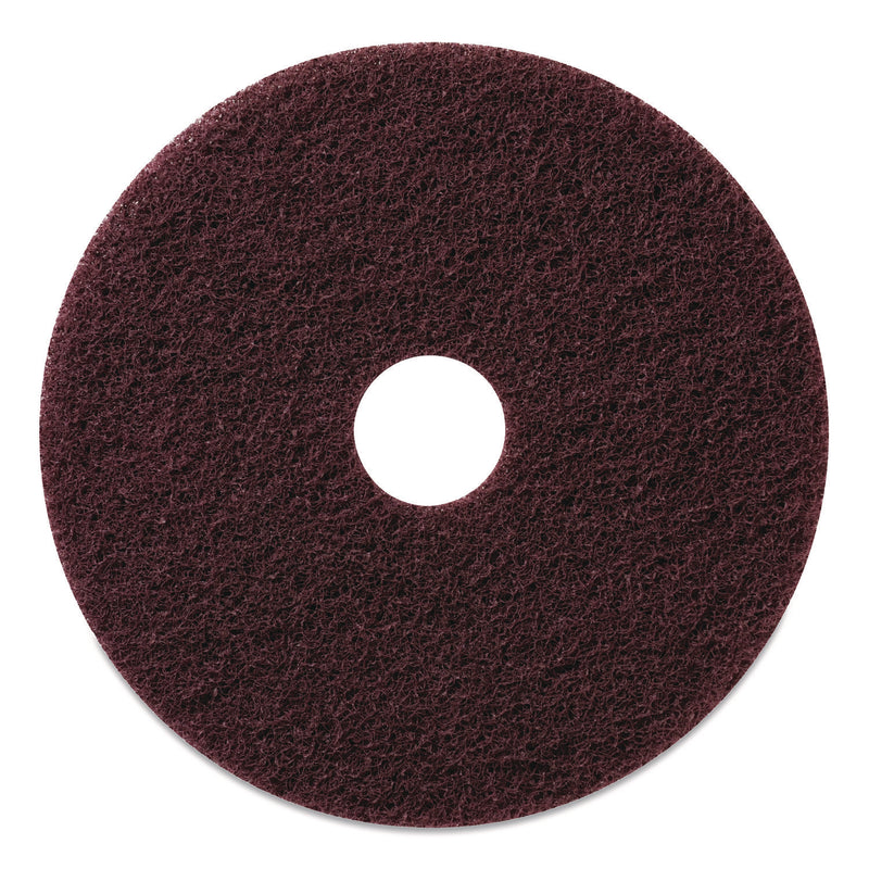 Americo® Stripping Pads, 20" Diameter, Burgundy, 5/Carton (AM7430520) Case of 5