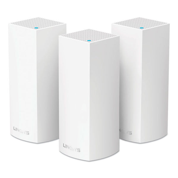 LINKSYS™ Velop Whole Home Mesh Wi-Fi System, 1 Port, Tri-Band 2.4 GHz/5 GHz (LNKWHW0303)