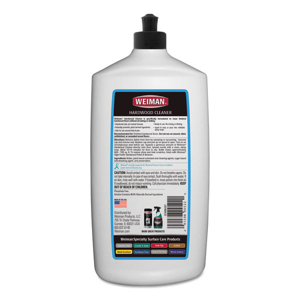 WEIMAN® Hardwood Floor Cleaner, 32 oz Squeeze Bottle, 6/Carton (WMN522)