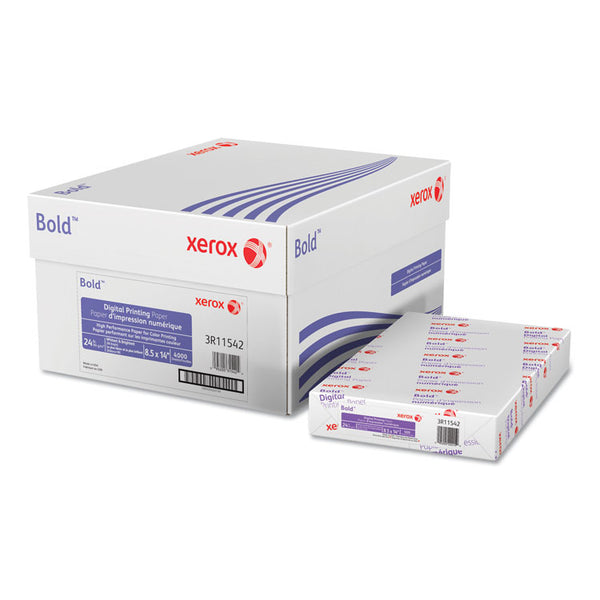 xerox™ Bold Digital Printing Paper, 98 Bright, 24 lb Bond Weight, 8.5 x 14, White, 500 Sheets/Ream, 8 Reams/Carton (XER3R11542R)