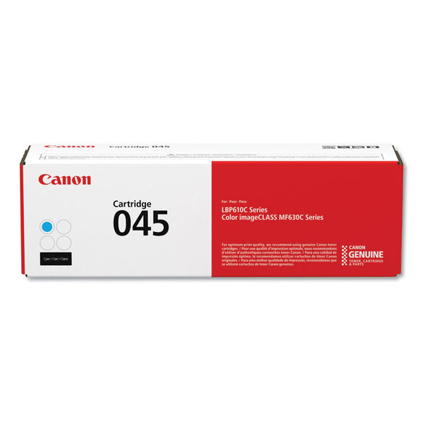 Canon® 1241C001 (045) Toner, 1,300 Page-Yield, Cyan (CNM1241C001)