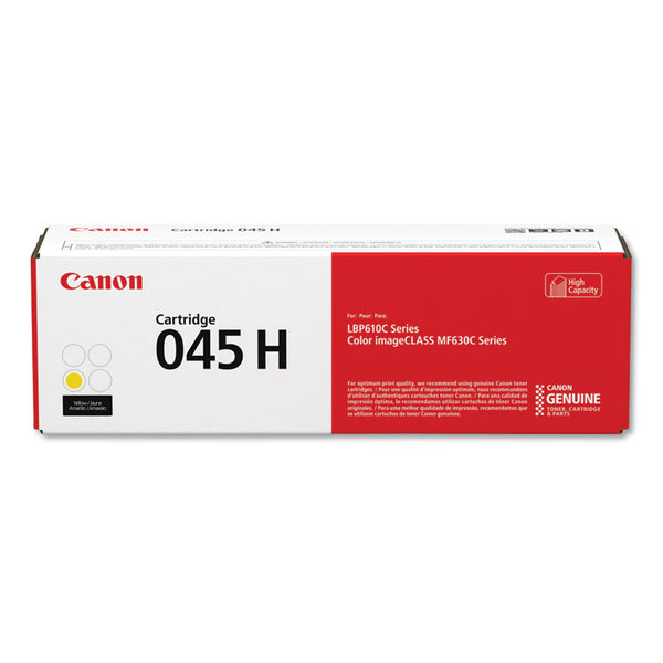 Canon® 1243C001 (045) High-Yield Toner, 2,200 Page-Yield, Yellow (CNM1243C001)