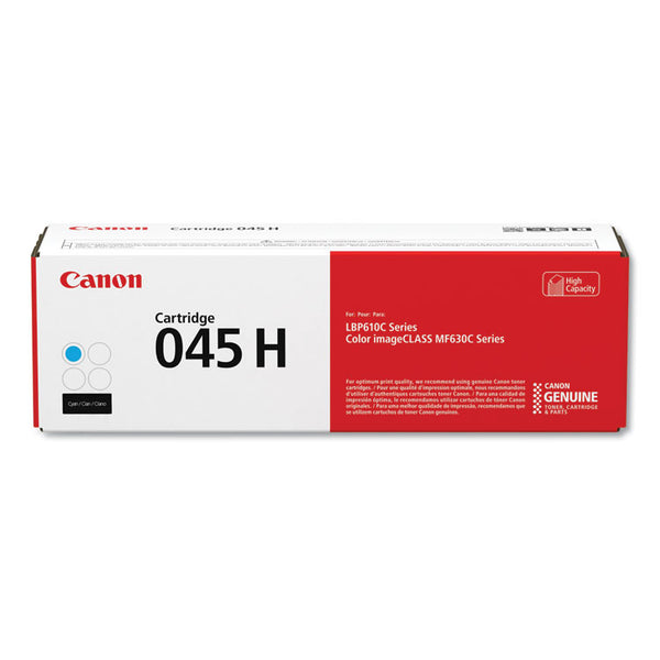 Canon® 1245C001 (045) High-Yield Toner, 2,200 Page-Yield, Cyan (CNM1245C001)