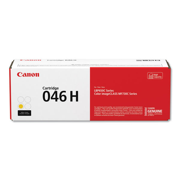 Canon® 1251C001 (046) High-Yield Toner, 5,000 Page-Yield, Yellow (CNM1251C001)
