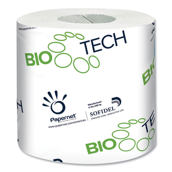 Papernet® BioTech Toilet Tissue, Septic Safe, 2-Ply, White, 500 Sheets/Roll, 96 Rolls/Carton (SOD415596)