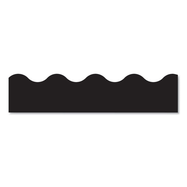 TREND® Terrific Trimmers Solid Colors Board Trim, 2.25" x 39 ft, Black (TEPT9872)