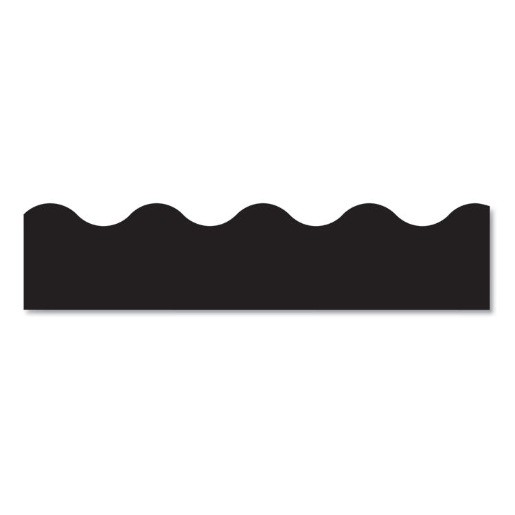 TREND® Terrific Trimmers Solid Colors Board Trim, 2.25" x 39 ft, Black (TEPT9872)