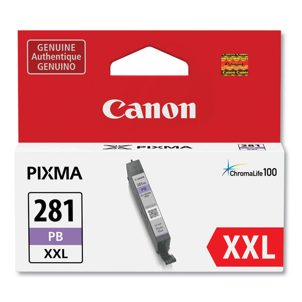 Canon® 1984C001 (CLI-281XXL) ChromaLife100 Ink, Photo Blue (CNM1984C001)
