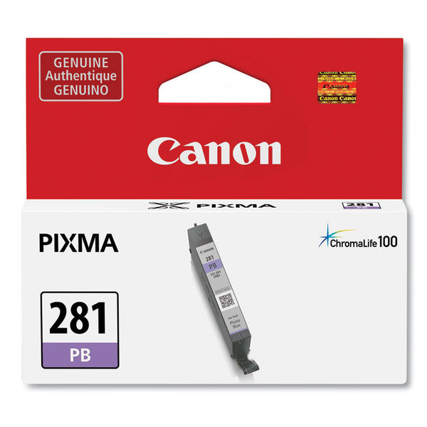 Canon® 2092C001 (CLI-281) ChromaLife100 Ink, Blue (CNM2092C001)