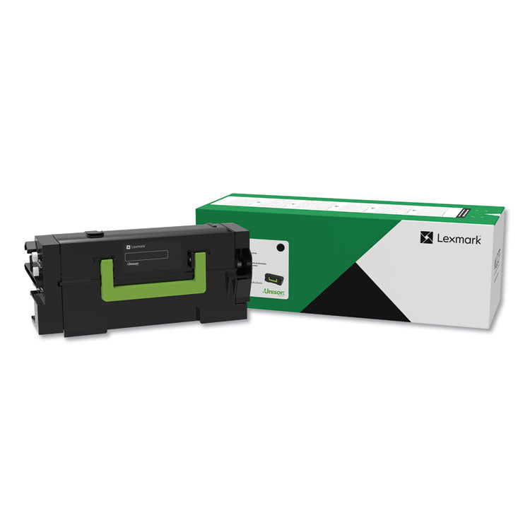 Lexmark™ 58D1U00 High-Yield Toner, 55,000 Page-Yield, Black (LEX58D1U00) Each