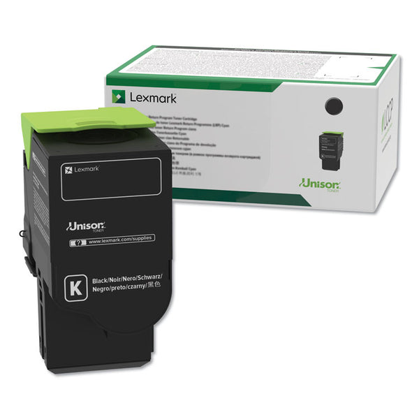 Lexmark™ C231HK0 Return Program High-Yield Toner, 3,000 Page-Yield, Black (LEXC231HK0)