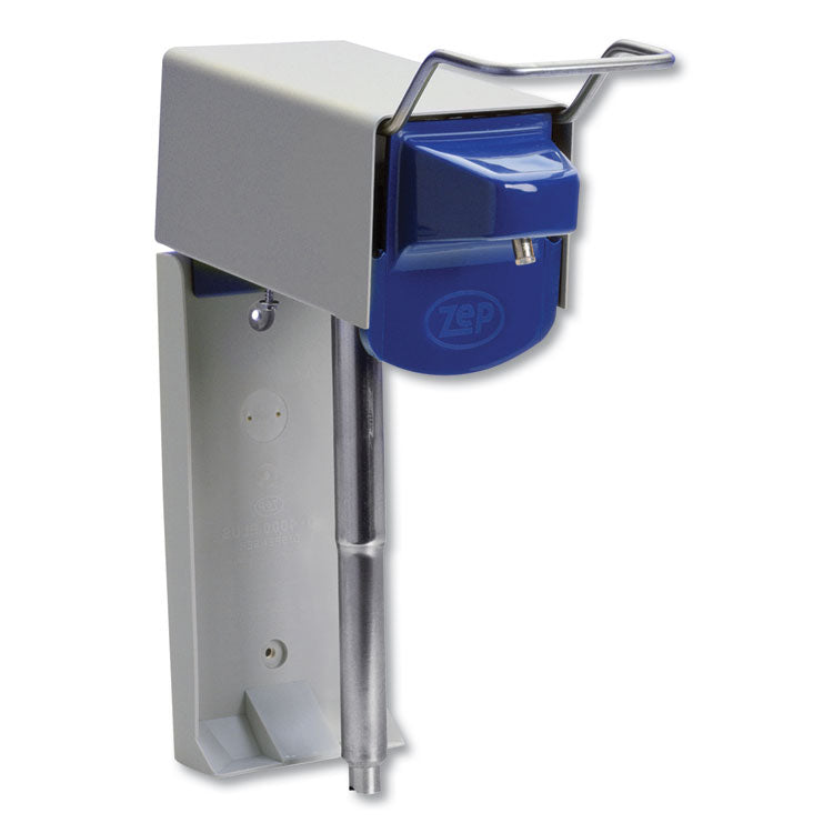 Zep Professional® Heavy Duty Hand Care Wall Mount System, 1 gal, 5 x 4 x 14, Silver/Blue (ZPE600101) Each