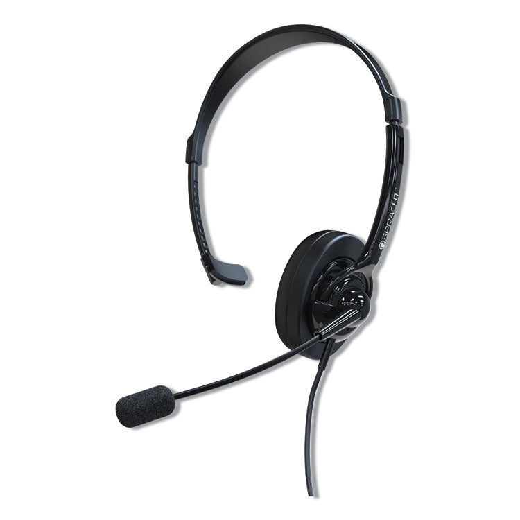 Spracht ZuM ZuM350M Monaural Over The Head Headset, Black (SPTZUM350M) Each