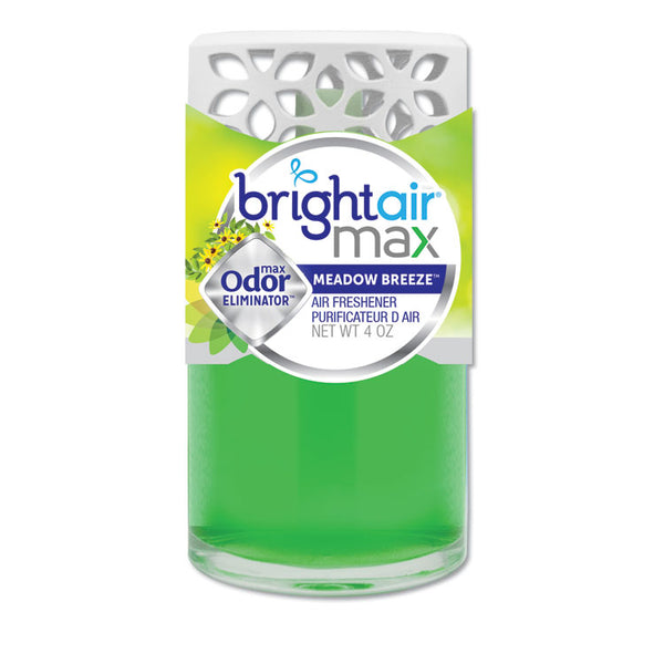 BRIGHT Air® Max Scented Oil Air Freshener, Meadow Breeze, 4 oz, 6/Carton (BRI900441) Case of 6