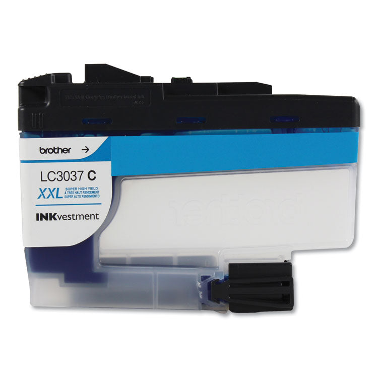 Brother LC3037C INKvestment Super High-Yield Ink, 1,500 Page-Yield, Cyan (BRTLC3037C) Each