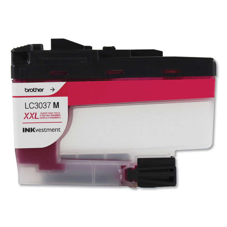 Brother LC3037M INKvestment Super High-Yield Ink, 1,500 Page-Yield, Magenta (BRTLC3037M)