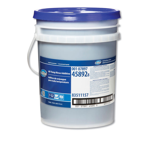 Luster Professional All-Temp Rinse Additive, Pleasant Scent, 5 gal Pail (PPL45892) Each