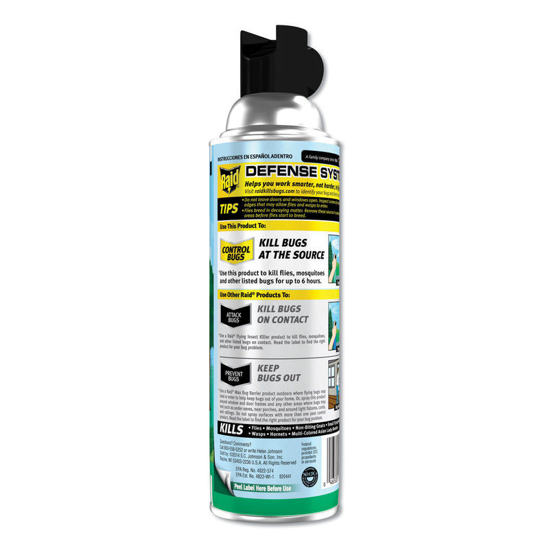 Raid Yard Guard Fogger, 16 oz Aerosol Spray, 12/Carton (SJN377977) Case of 12