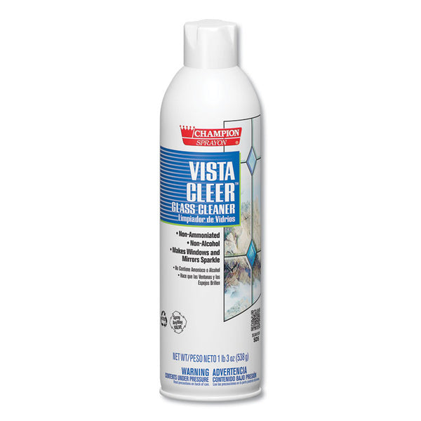 Chase Products Vista Cleer Ammonia-free, Clean Scent, 20 oz Aerosol Spray, 12/Carton (CHP5155) Case of 12