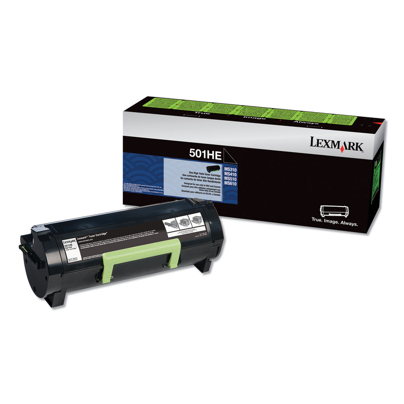 50F1H0E Return Program High-Yield Toner, 5,000 Page-Yield, Black (LEX50F1H0E) Each