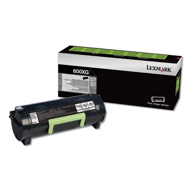 Lexmark™ 60F0X0G Return Program Extra High-Yield Toner, 20,000 Page-Yield, Black (LEX60F0X0G) Each