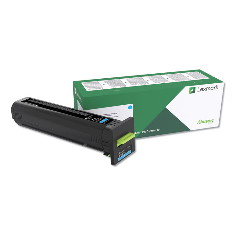 Lexmark™ 72K1XC0 Return Program Unison Extra High-Yield Toner, 22,000 Page-Yield, Cyan (LEX72K1XC0) Each