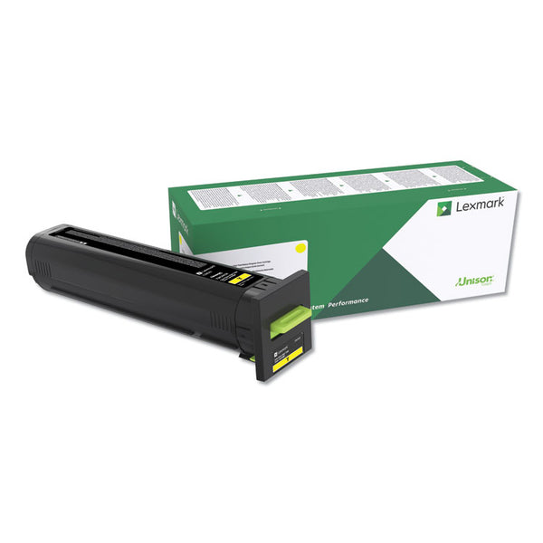 Lexmark™ 72K1XY0 Return Program Unison Extra High-Yield Toner, 22,000 Page-Yield, Yellow (LEX72K1XY0)