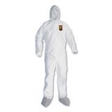 KleenGuard™ A45 Liquid/Particle Protection Surface Prep/Paint Coveralls, X-Large, White, 25/Carton (KCC48974) Case of 25