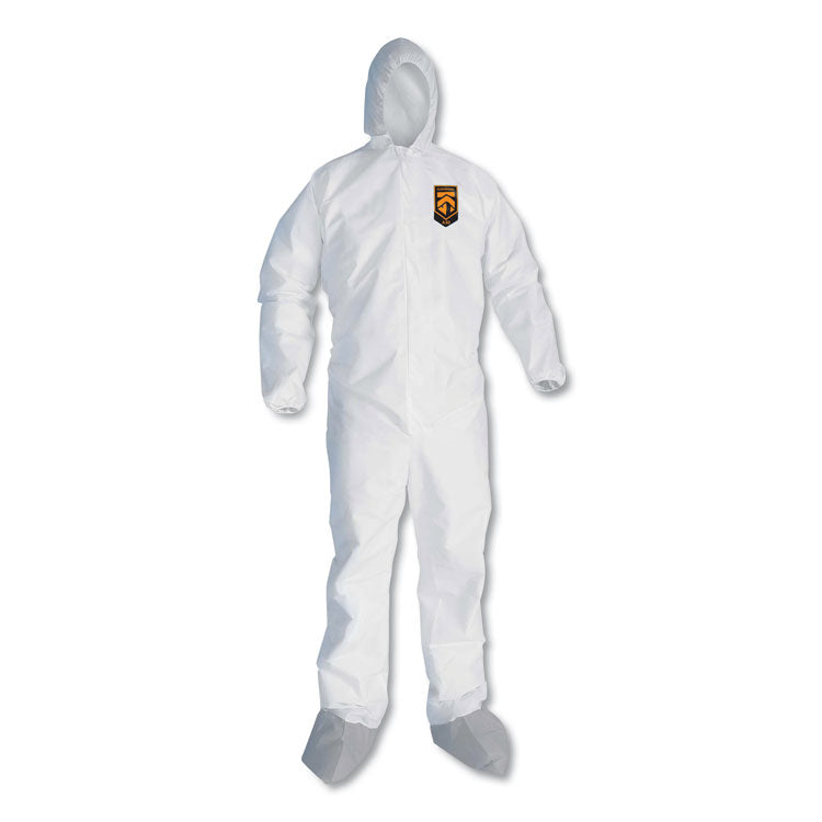 KleenGuard™ A45 Liquid/Particle Protection Surface Prep/Paint Coveralls, X-Large, White, 25/Carton (KCC48974) Case of 25
