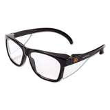 KleenGuard™ Maverick Safety Glasses, Black, Polycarbonate Frame, Clear Lens, 12/Box (KCC49309) Box of 12