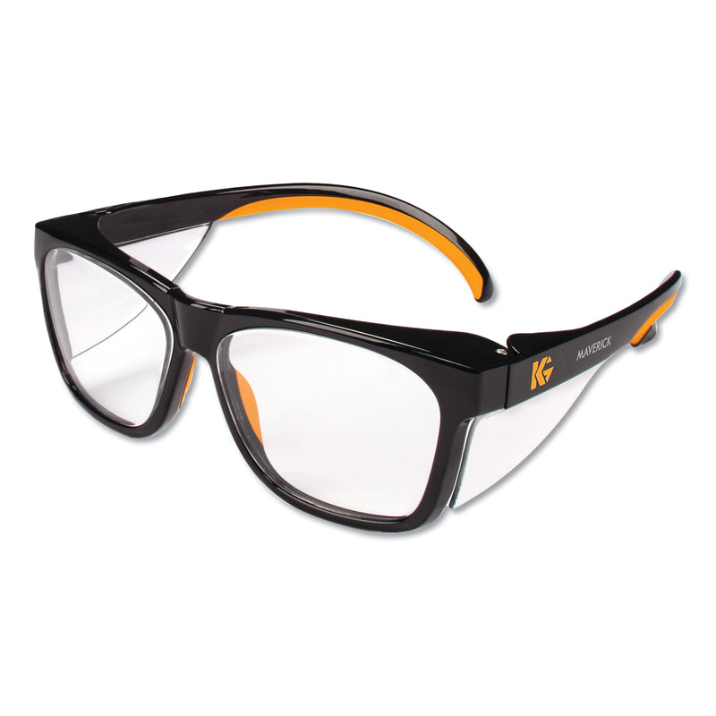 KleenGuard™ Maverick Safety Glasses, Black/Orange, Polycarbonate Frame, 12/Box (ANS49312) Each
