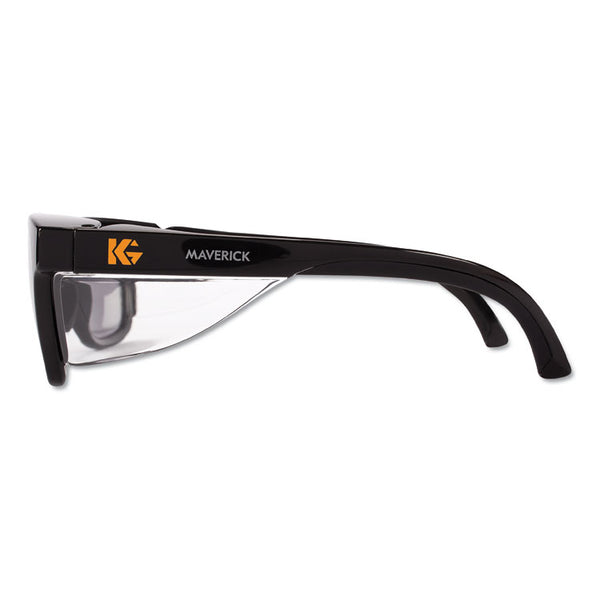 KleenGuard™ Maverick Safety Glasses, Black, Polycarbonate Frame, Smoke Lens, 12/Box (KCC49311) Box of 12