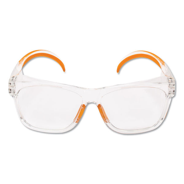 KleenGuard™ Maverick Safety Glasses, Clear/Orange, Polycarbonate Frame, 12/Box (KCC49301) Case of 12