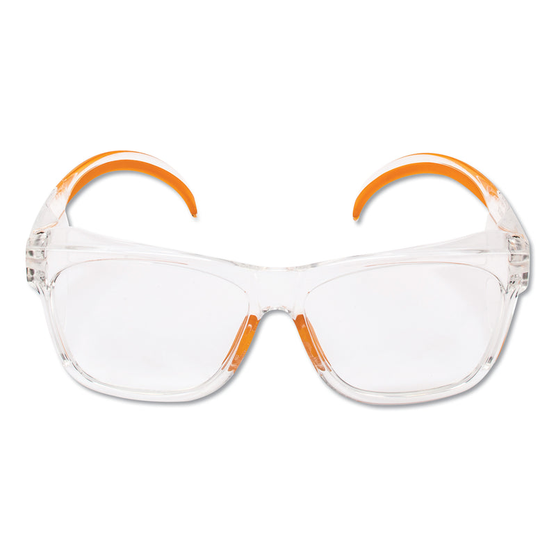 KleenGuard™ Maverick Safety Glasses, Clear/Orange, Polycarbonate Frame, 12/Box (ANS49301) Each