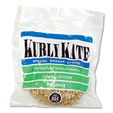 Kurly Kate® Brass Scrubber, 50 g, Gold, 72/Carton (FKLL180598) Case of 72