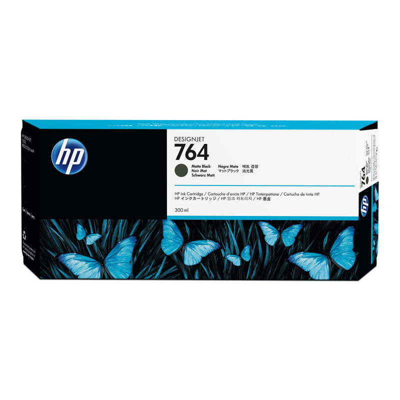 HP HP 764, (C1Q16A) Matte Black Original Ink Cartridge (HEWC1Q16A)