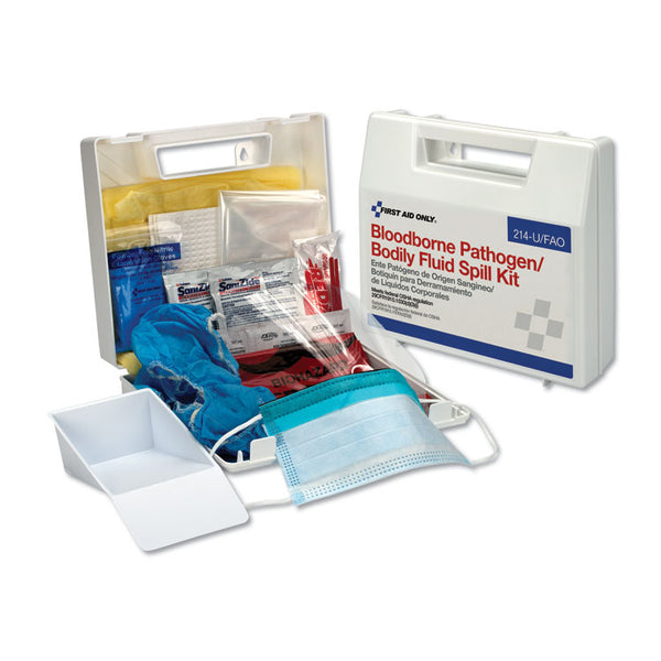 First Aid Only™ BBP Spill Cleanup Kit, 2.5 x 9 x 8 (FAO214UFAO) 1 Kit