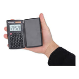 Innovera® 15921 Pocket Calculator with Hard Shell Flip Cover, 8-Digit LCD (IVR15921) Each