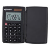 Innovera® 15921 Pocket Calculator with Hard Shell Flip Cover, 8-Digit LCD (IVR15921) Each