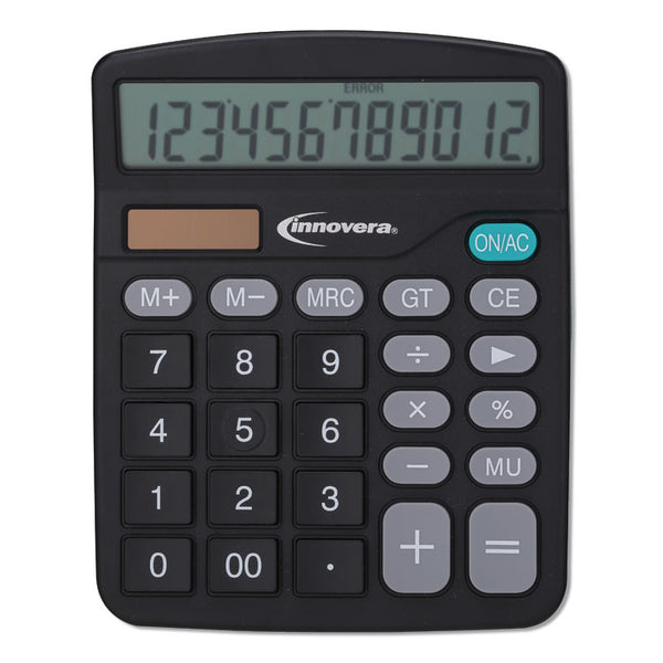 Innovera® 15923 Desktop Calculator, 12-Digit LCD (IVR15923)