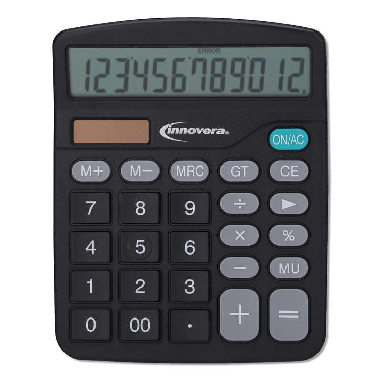 Innovera® 15923 Desktop Calculator, 12-Digit LCD (IVR15923) Each